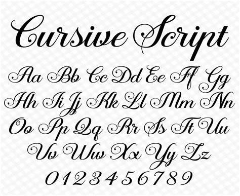 which fonts are cursive